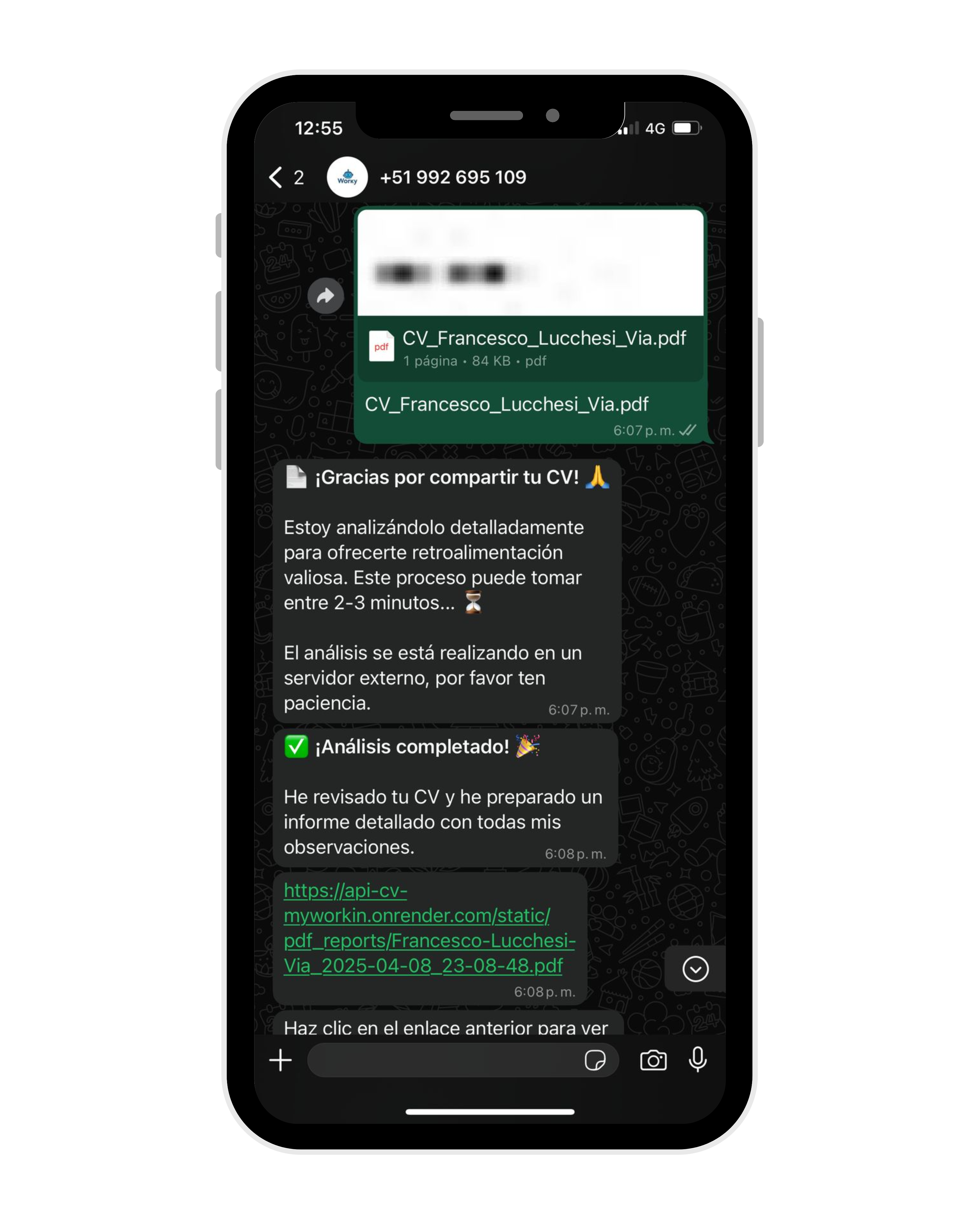 Menciona la posición deseada